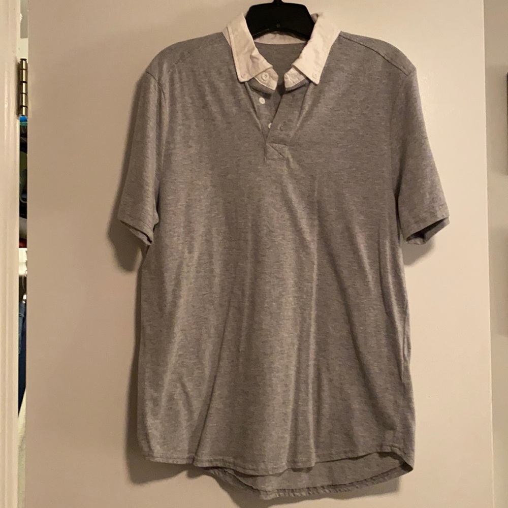 Men’s contrast polo